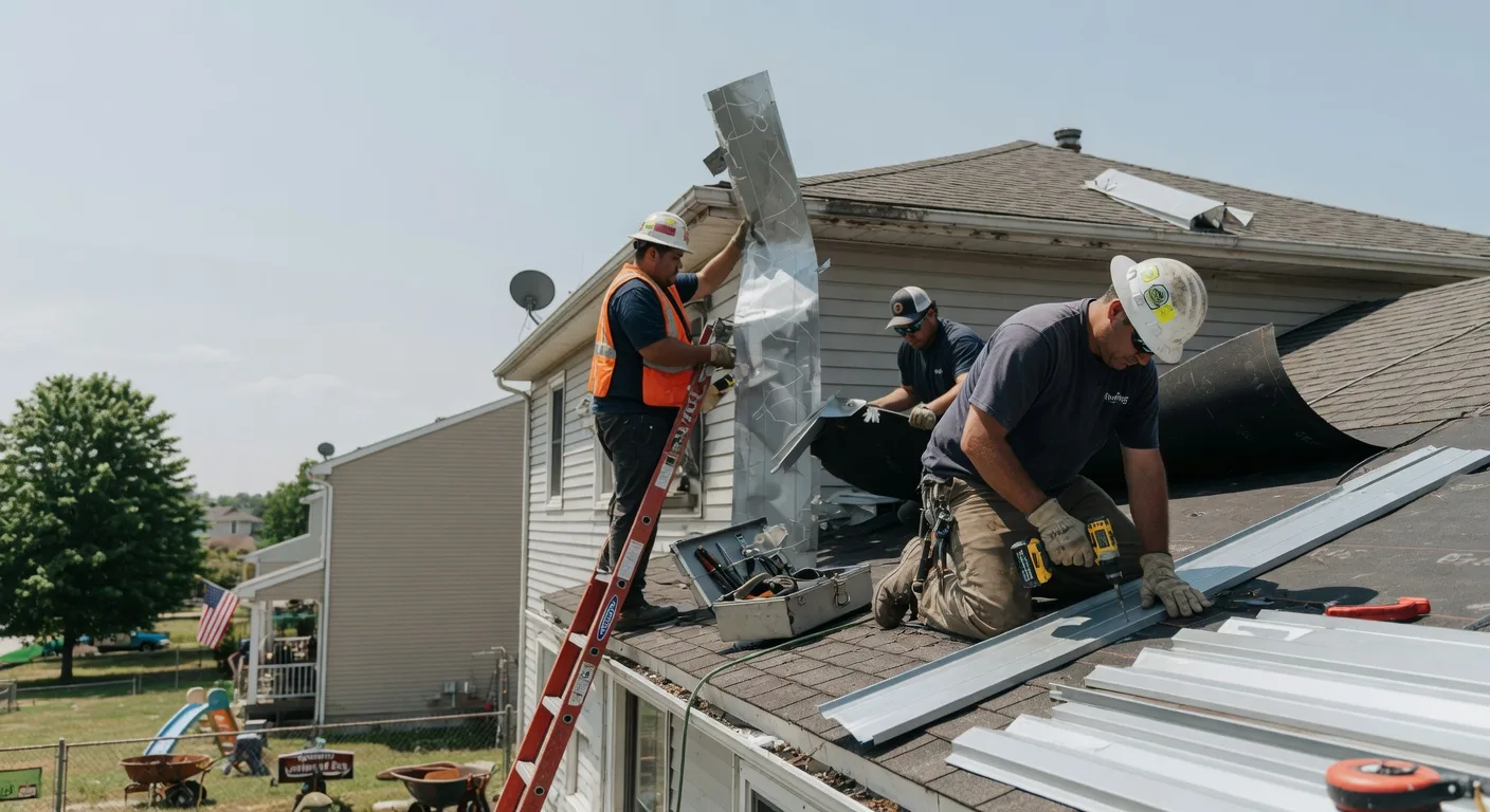 Storm Damage Metal Roof Repair in Lawai, HI
